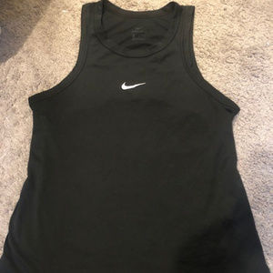 Nike Dri-Fit Women's Black Scoop Neck Cut Out Back